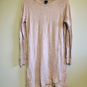 Active Life Cream Long Sleeve Dress